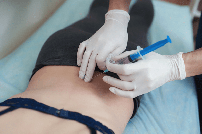 Blocco nell'osteocondrosi lombare